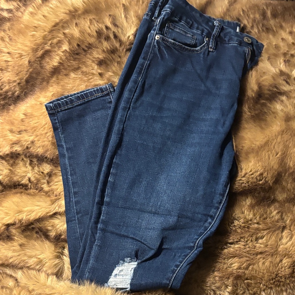 Royalty For Me Dark Blue Skinny Jeans